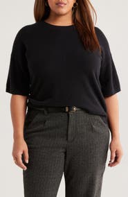 Nordstrom Short Sleeve Cashmere Sweater
