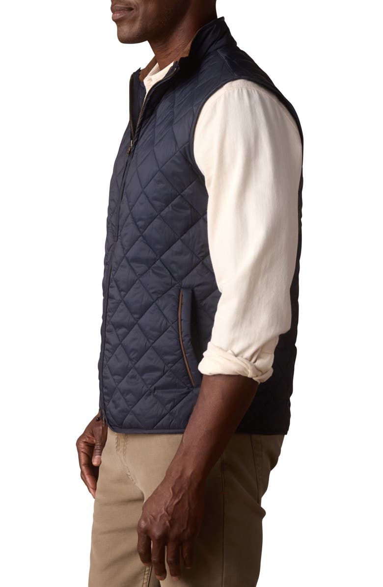 The Normal Brand Quilted Vest, Alternate, color, Navy