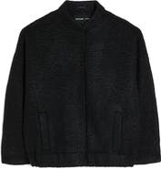 River Island Oversize Textured Bomber Jacket