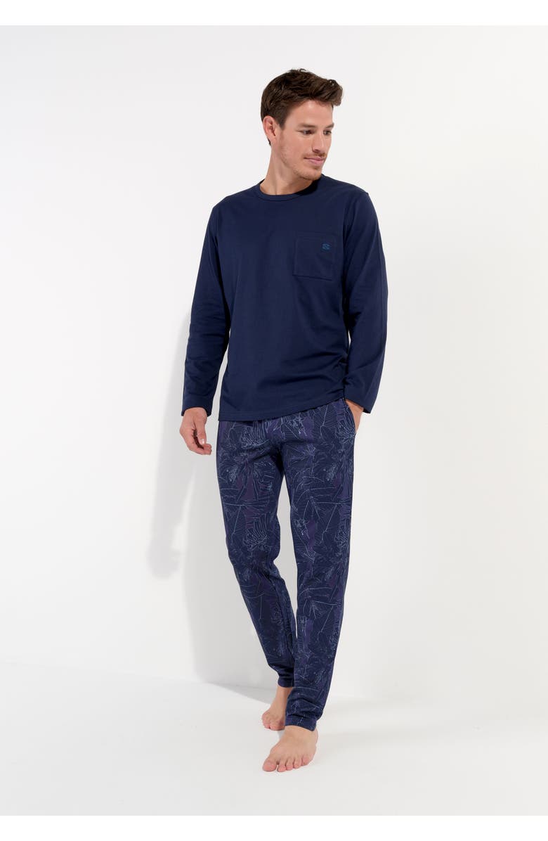 HOM Kenny Long Sleepwear, Alternate, color, Navy Print