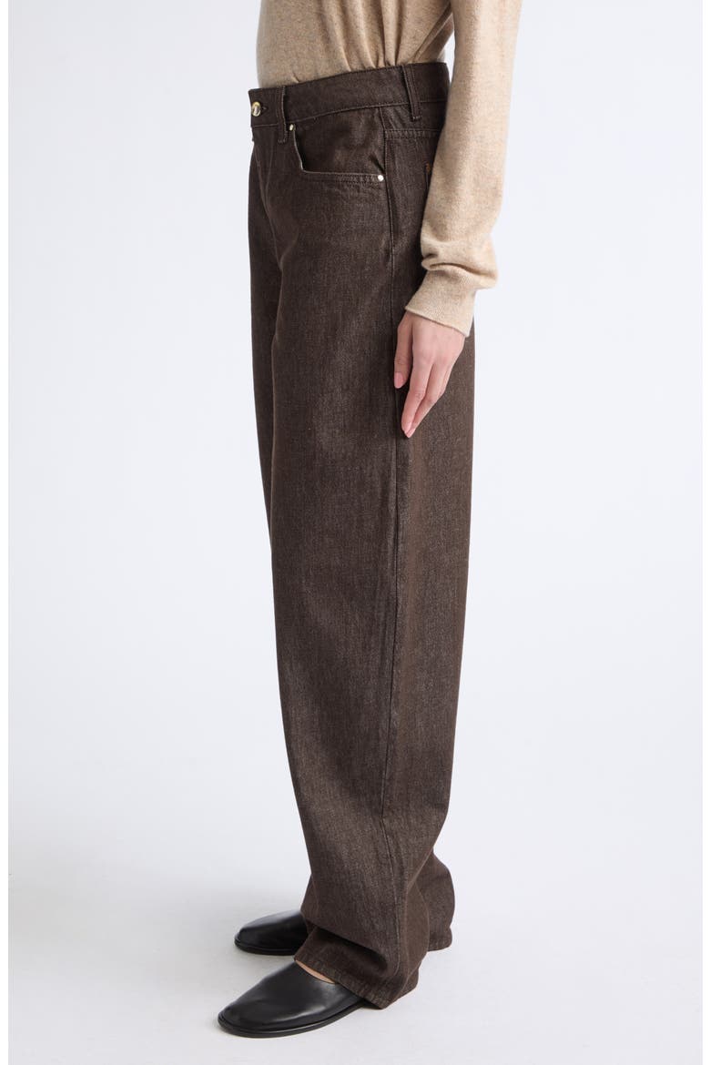 Rider High Waist Wide Leg Jeans, Alternate, color, SORREL/ COVE WASH