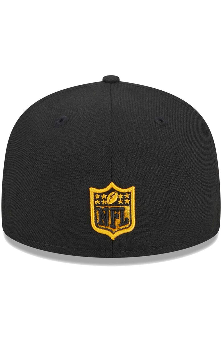 New Era Youth New Era Black Pittsburgh Steelers  Main 59FIFTY Fitted Hat, Alternate, color, Black