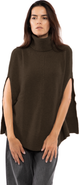 Monticelli Cashmere Pure Cashmere Turtleneck Poncho