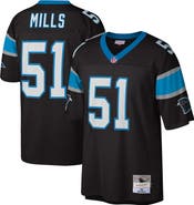 Mitchell & Ness Men's Mitchell & Ness Sam Mills Black Carolina Panthers Legacy Replica Jersey