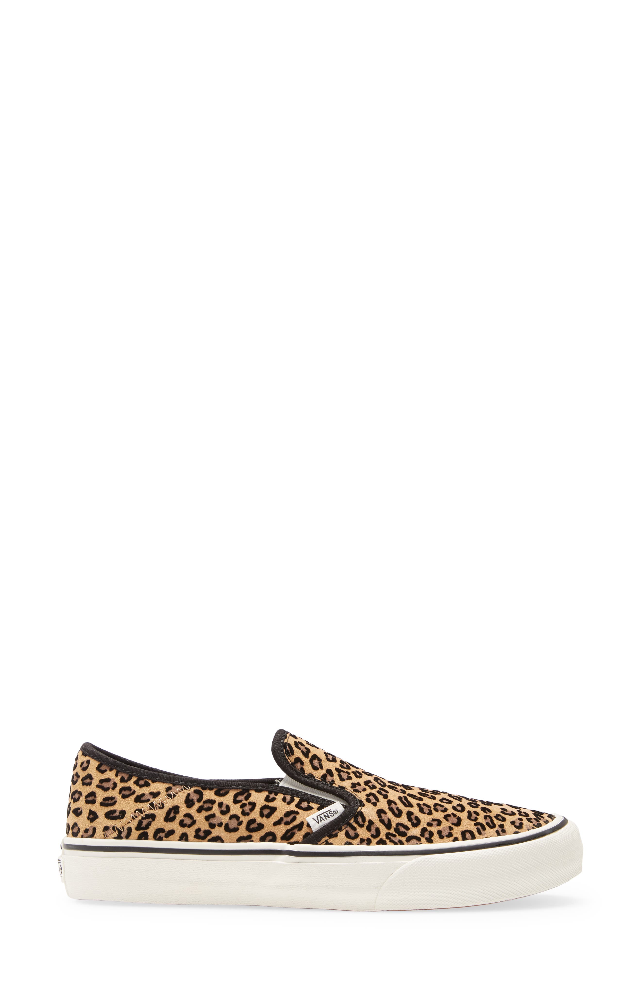 Vans Leopard Print Slip-On Convertible Sneaker, Alternate, color, 