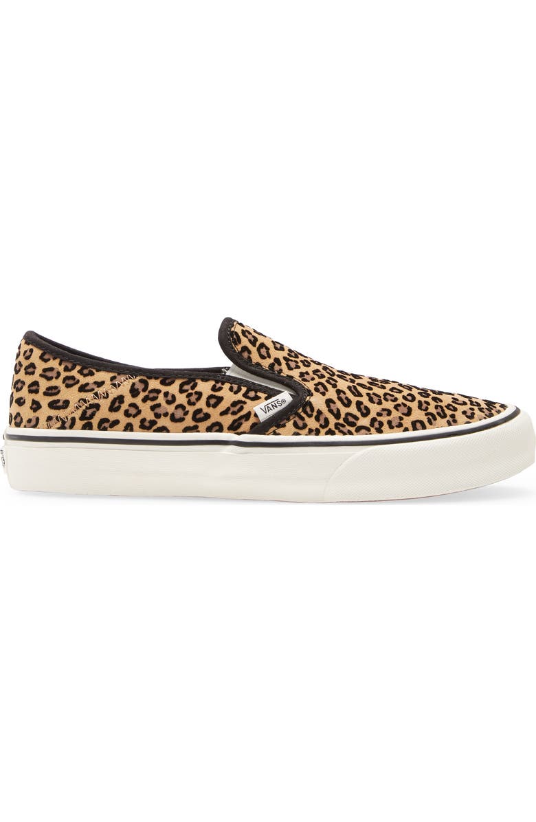 Vans Leopard Print Slip-On Convertible Sneaker, Alternate, color,