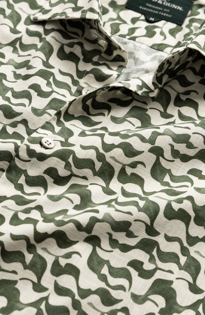 Rodd & Gunn Bendigo Abstract Print Button-Up Shirt, Alternate, color, Kelp