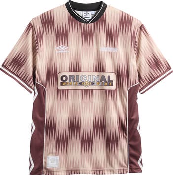 Tシャツ・カットソー UMBRO UMB X BUTTER GOODS Short Sleeve Optical Jersey T-Shirt Butter Goods x Umbro Optical Short Sleeve Soccer Jersey