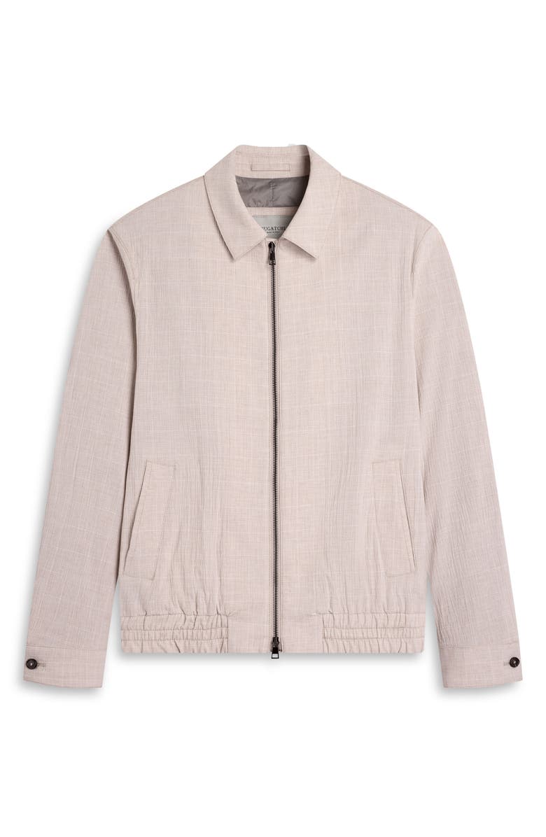 Bugatchi Blouson Jacket, Alternate, color, Almond