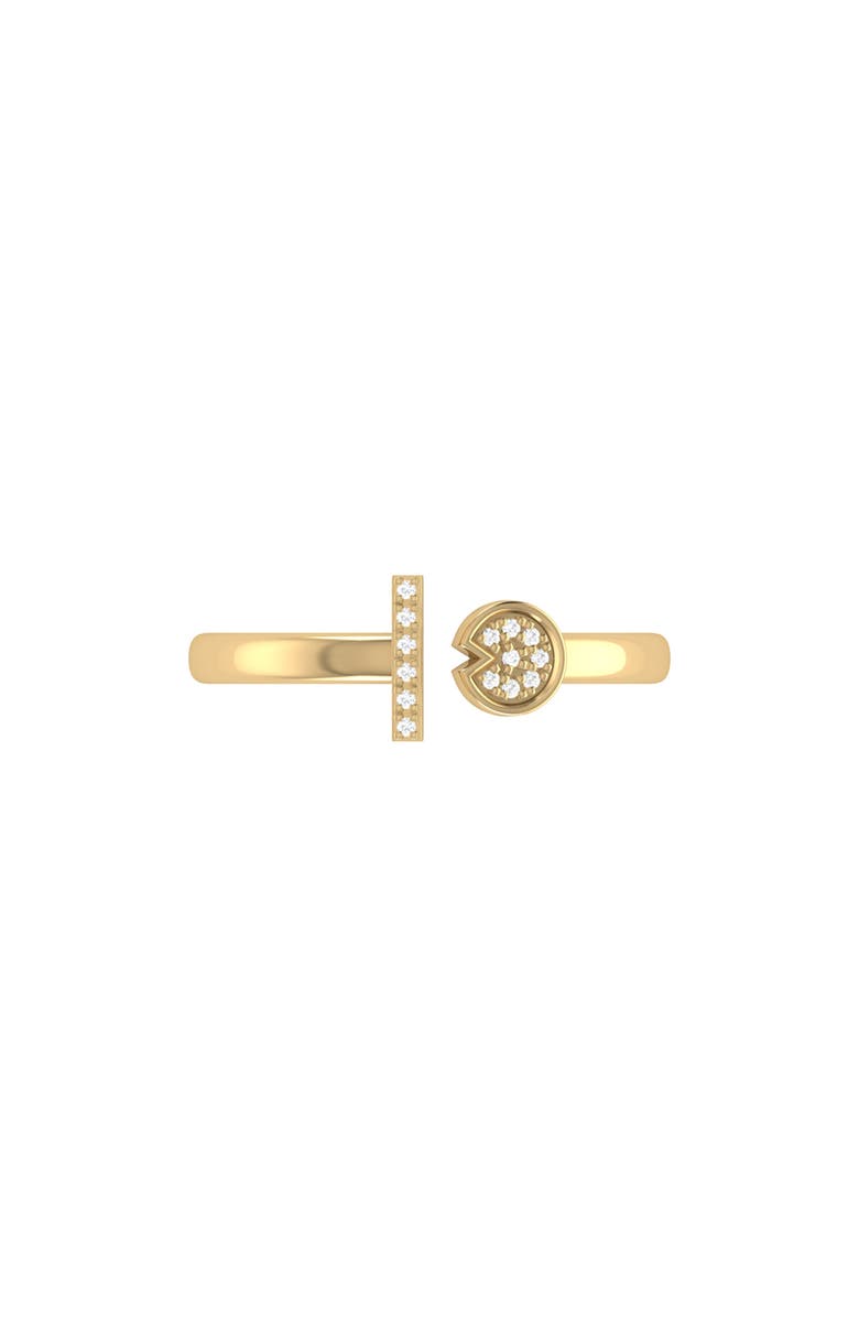 LuvMyJewelry Pac-Man Lane Diamond Ring, Alternate, color, 14Kt Gold Vermeil On Sterling