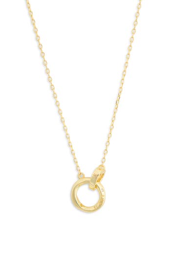 Argento Vivo Ti Amo Interlock Heart Necklace