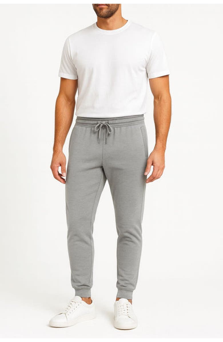 BenBen Mens 3 Pack French Terry Ultra Soft Butter Joggers, Alternate, color, Black/Charcoal/Grey