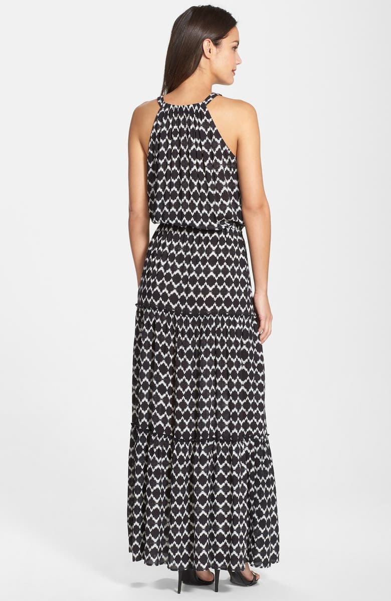 Ivanka Trump Print Woven Maxi Dress, Alternate, color, 