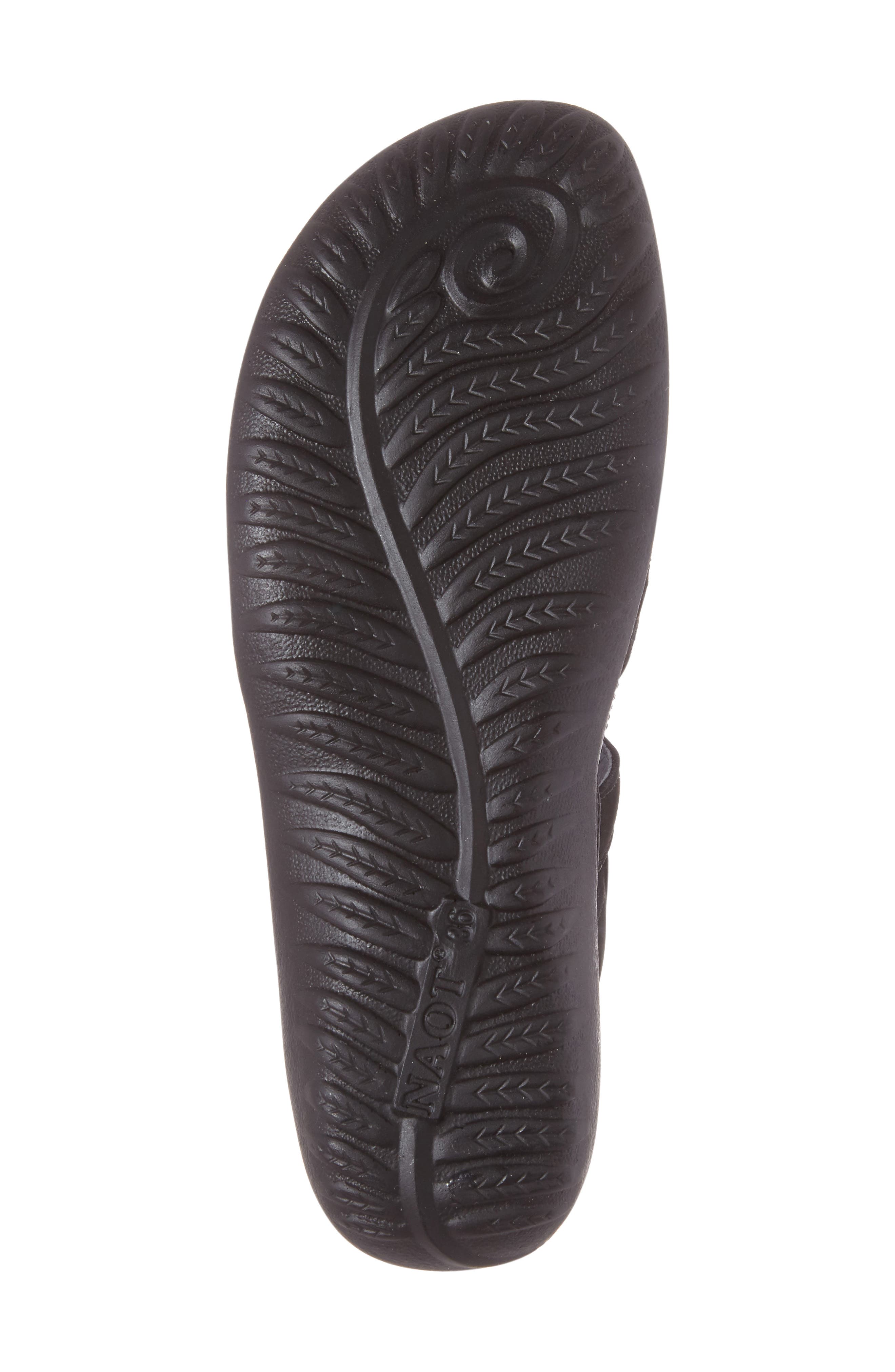 Naot Kata Lace-Up Sandal, Alternate, color, Black Leather