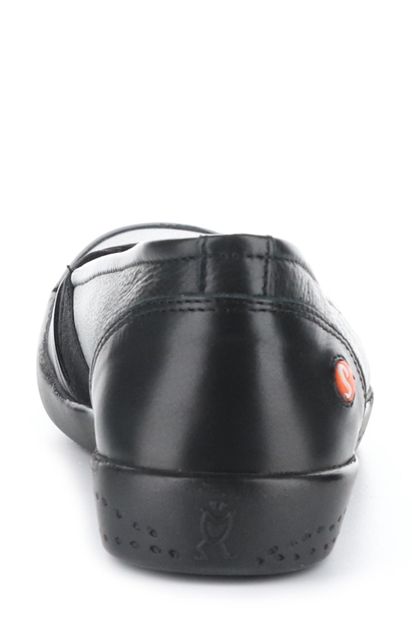 Softinos by Fly London Fly London Ilsa Ballet Flat, Alternate, color, 008 Black Smooth Lea