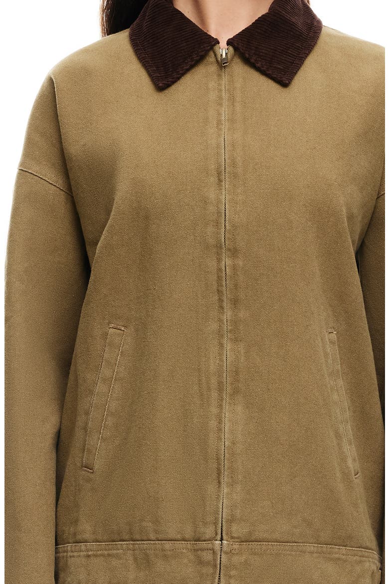 Workwear Water Repellent Cotton Jacket, Alternate, color, CHESTNUT