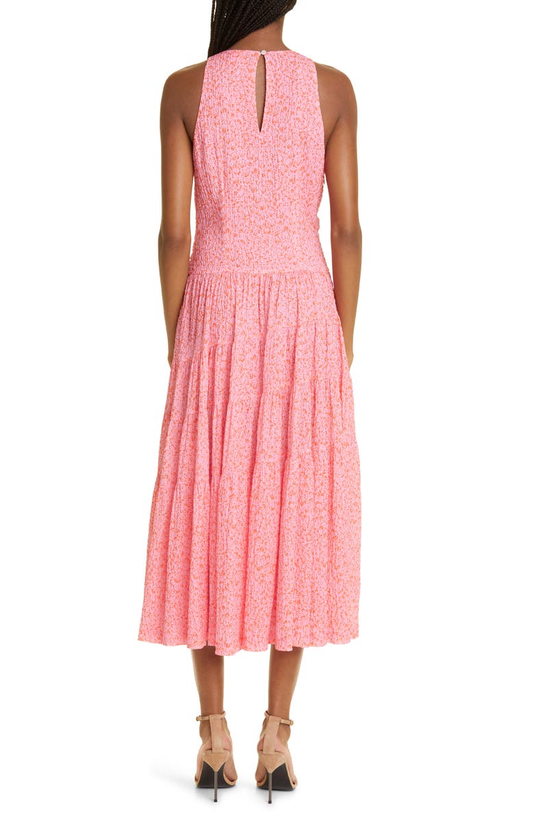 Cinq à Sept Nelly Tie Waist Tiered Maxi Dress, Alternate, color, 