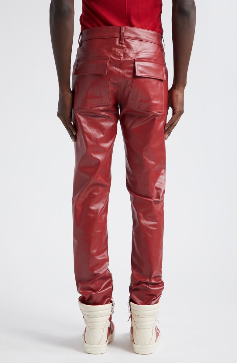 Rick Owens Tyrone Coated Skinny Jeans, Alternate, color,