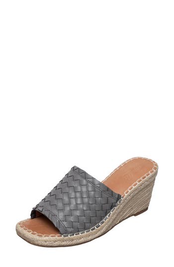 Antelope Fallon Espadrille Wedge Sandal In Grey