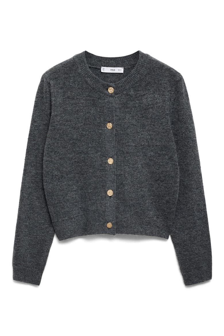 Eliote Crop Cardigan, Main, color, GREY