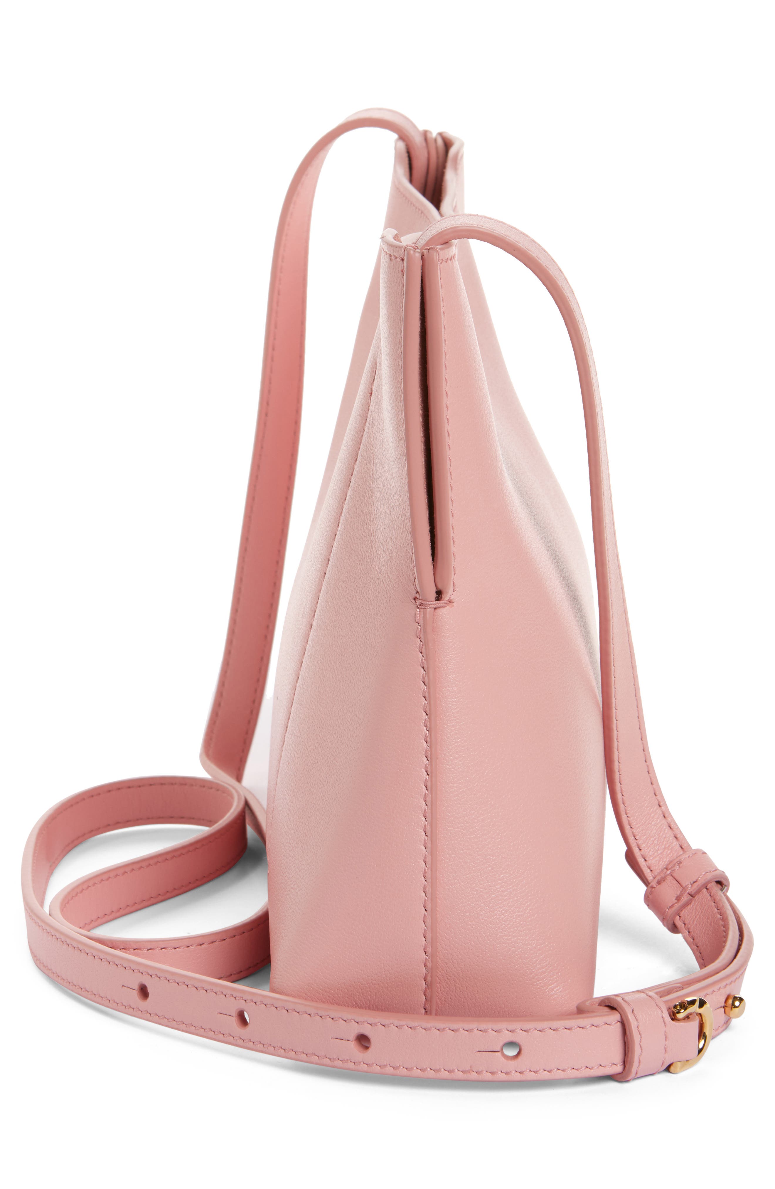 Day Pochette Leather Crossbody Bag, Alternate, color, FLAMINGO