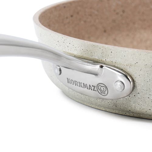 Korkmaz Granita 11 Inch Nonstick Tava And Frypan In Tan In Neutral