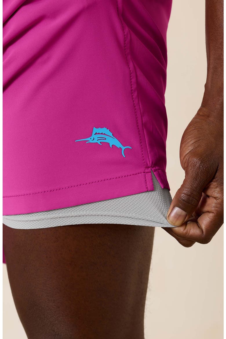 Naples Shore Swim Trunks, Alternate, color, FUCHSIA RED