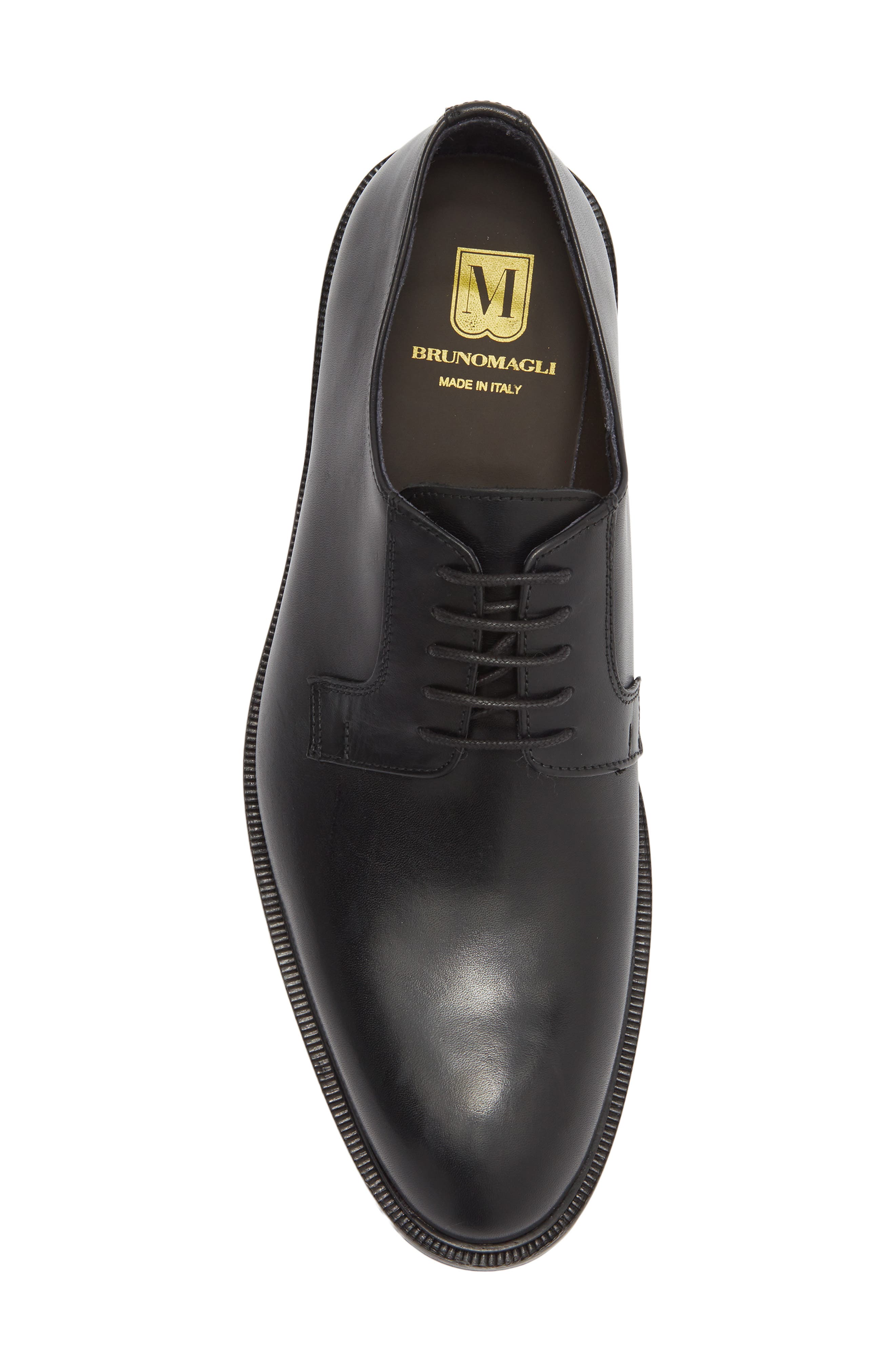 Bruno Magli Reno Derby, Alternate, color, Black Calf