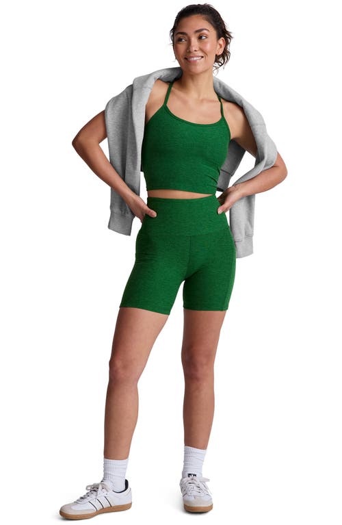 BEYOND YOGA BEYOND YOGA SPACE DYE KEEP PACE BIKE SHORTS 