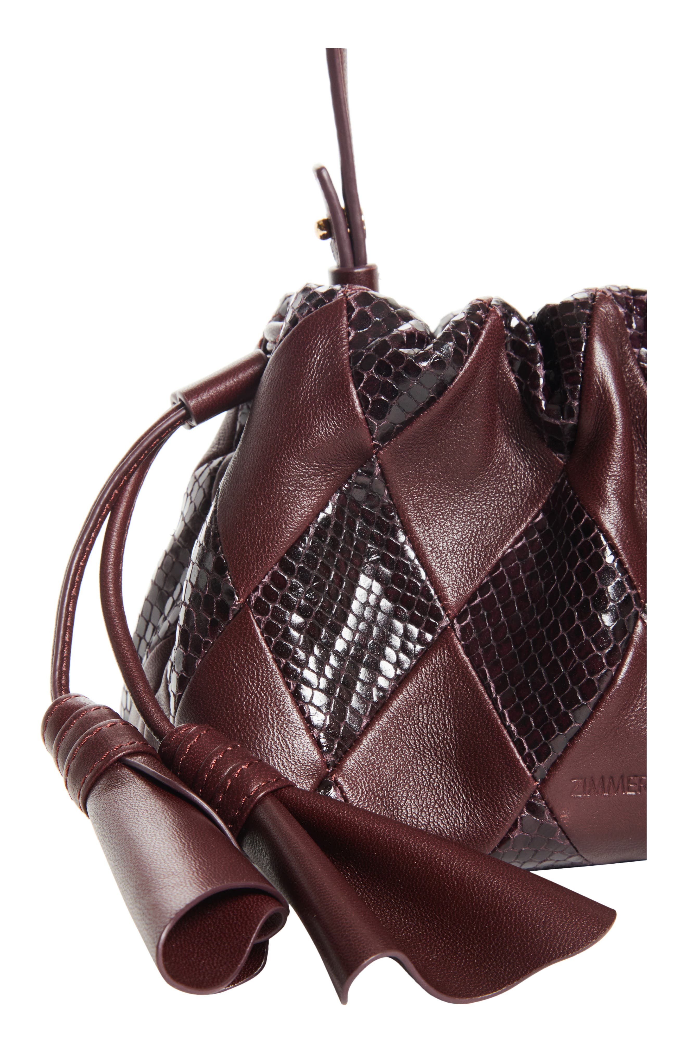 Small Cloud 91 Clutch, Alternate, color, MAHOGANY