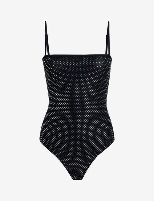 Commando Party Starter Straight Cami Bodysuit In Crystal Buff In Crystal Buff