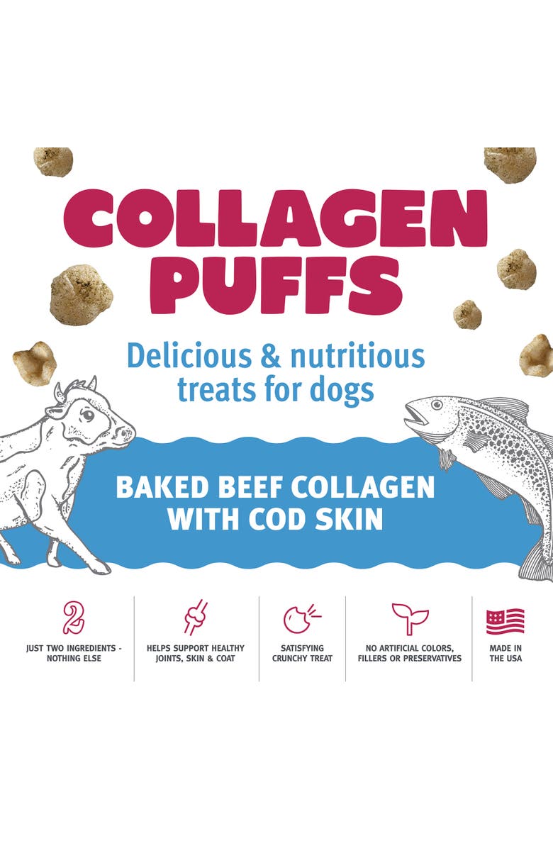 ICELANDIC+ Baked Beef Collagen W/ Cod Skin 2.5Oz Treats For Medlg Dogs, Alternate, color,