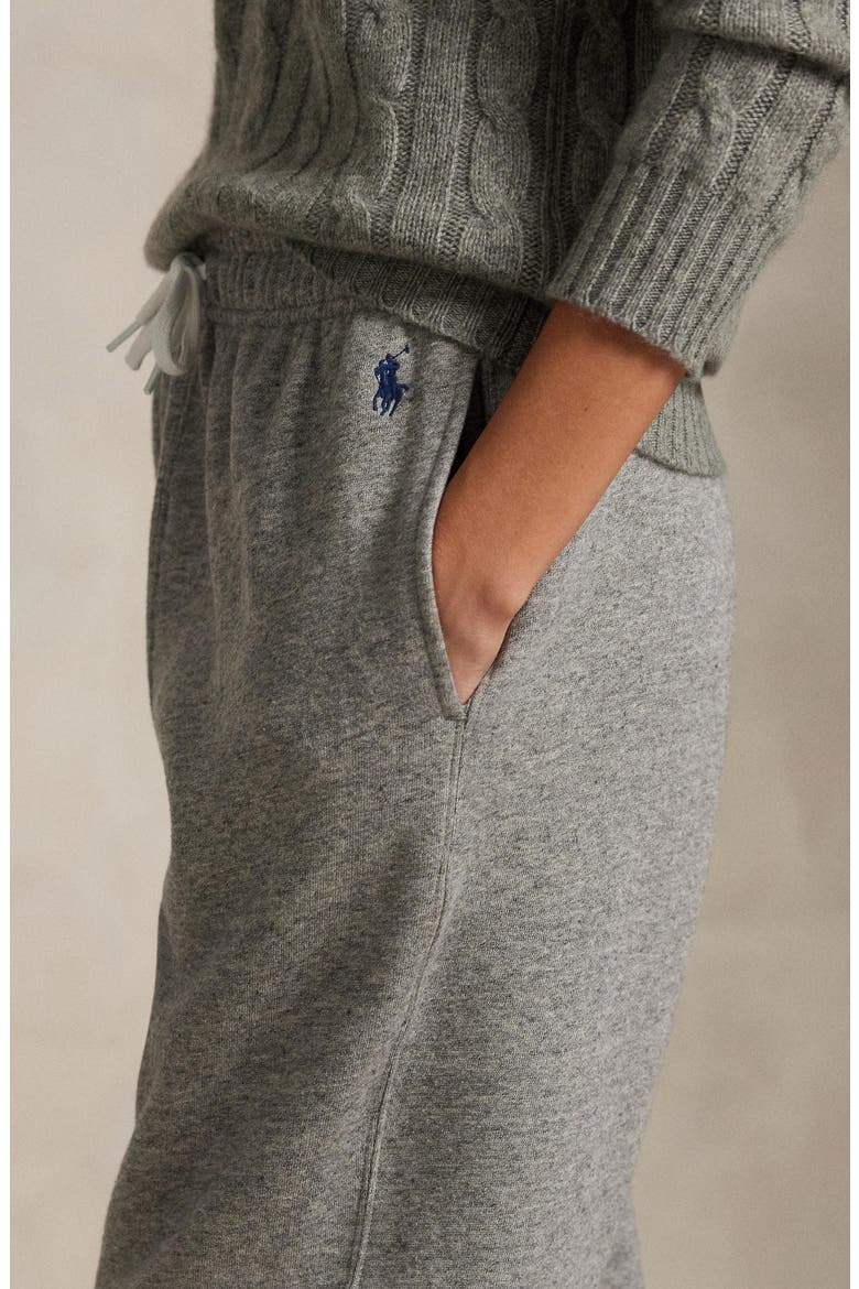 Fleece Drawstring Sweatpants, Alternate, color, GREY HTR