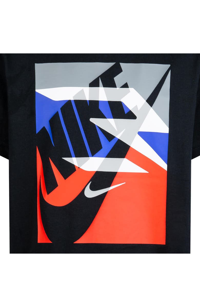 3 Brand Kids' RWB Gradient Box Logo Graphic T-Shirt, Alternate, color,