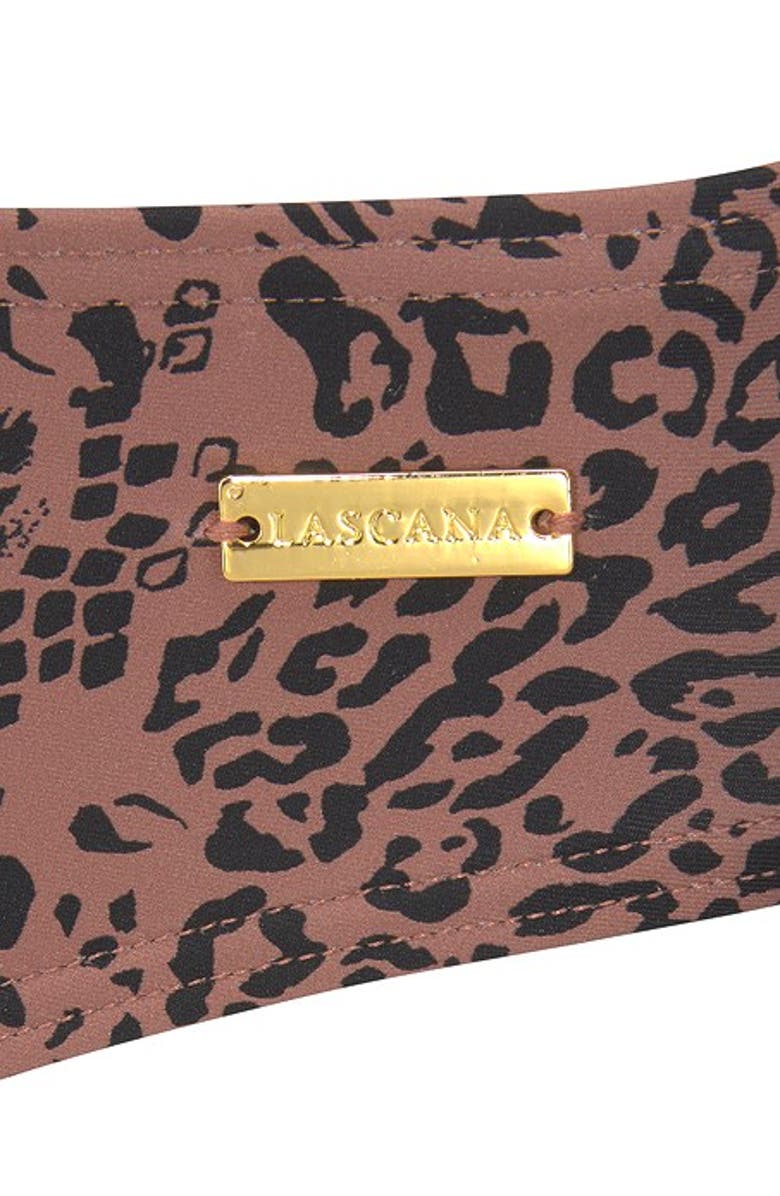 LASCANA Leopard Print Bikini Bottom, Alternate, color, Brown Print
