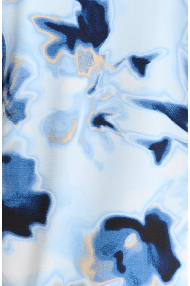 Cascade Ruffle Floral Print Top, Alternate, color, LAKESHORE