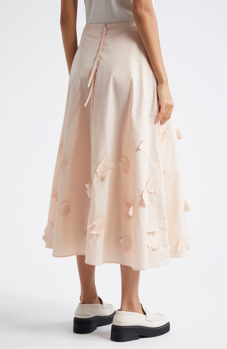 Marimekko Kumarrus Unikko Floral Appliqué Maxi Skirt, Alternate, color,