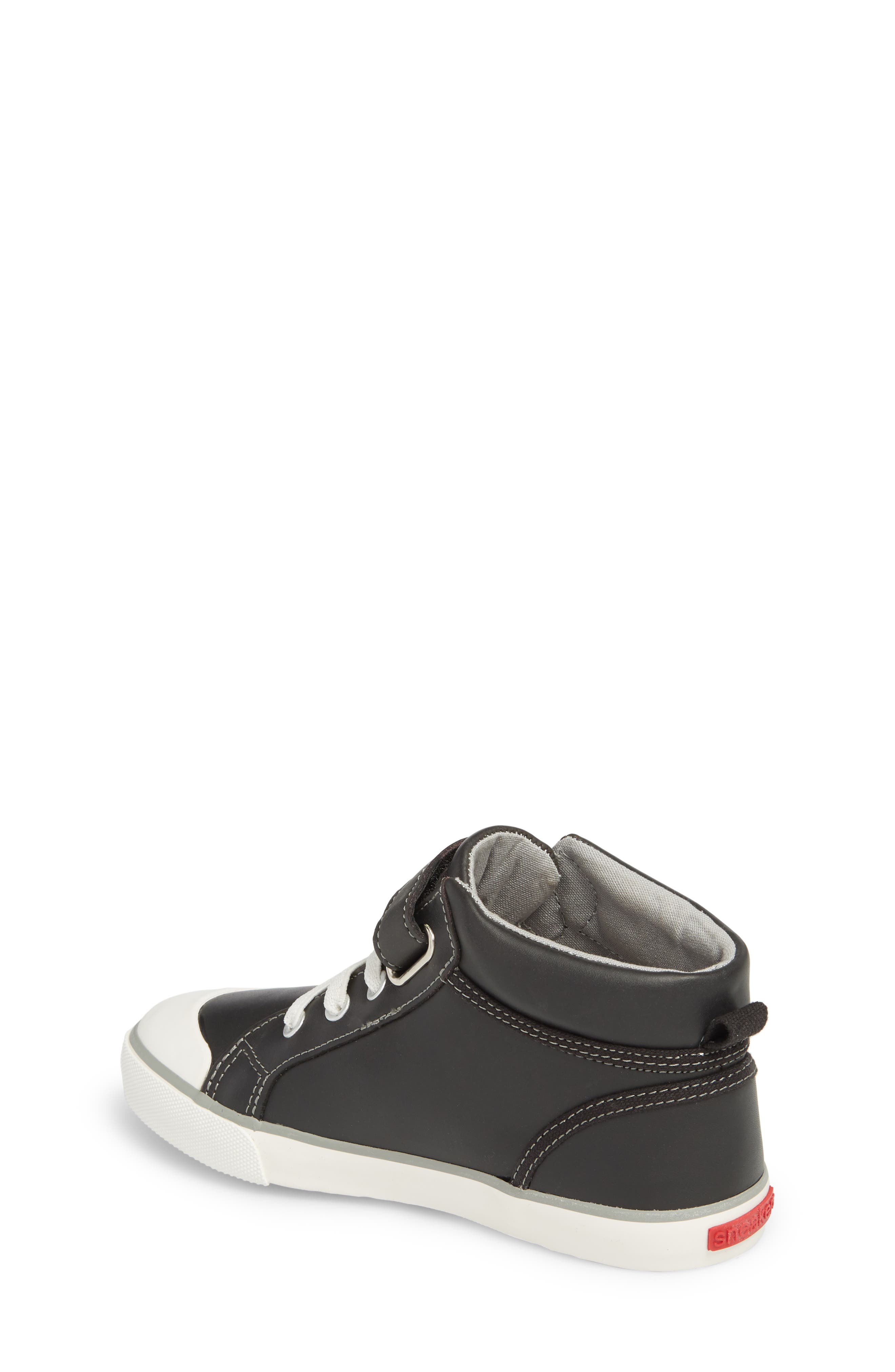See Kai Run Peyton Metallic Mid Top Sneaker, Alternate, color, 