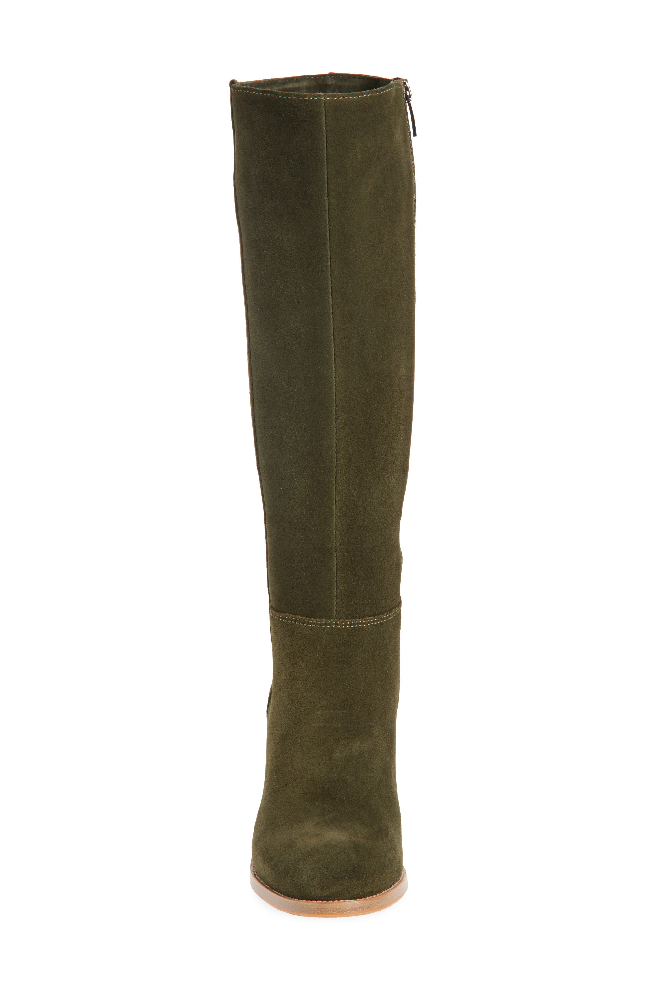 La Canadienne Promise City Dry<sup>™</sup> Waterproof Knee High Boot, Alternate, color, Khaki Suede