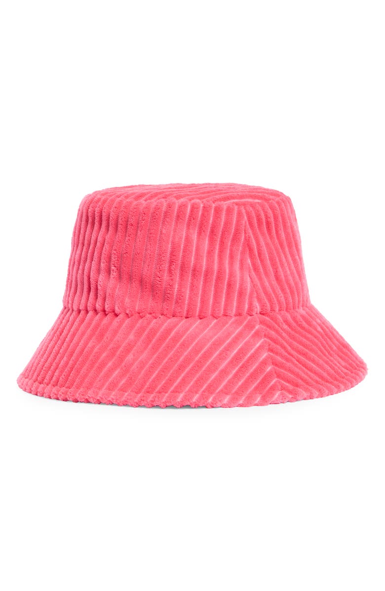 AREA STARS Corduroy Bucket Hat, Alternate, color, Pink