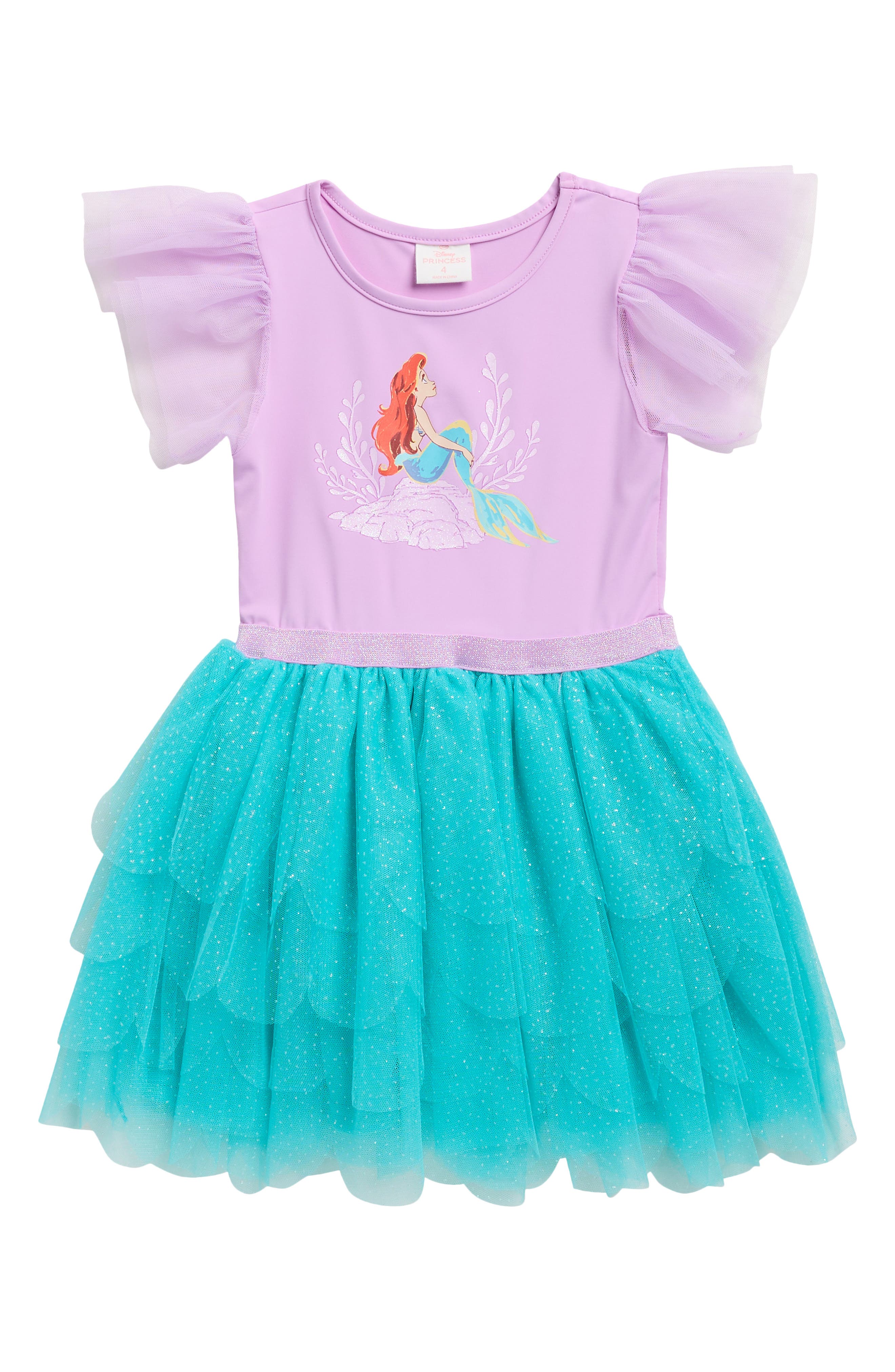 Happy Threads Kids' x Disney Ariel Ballerina Tutu Dress