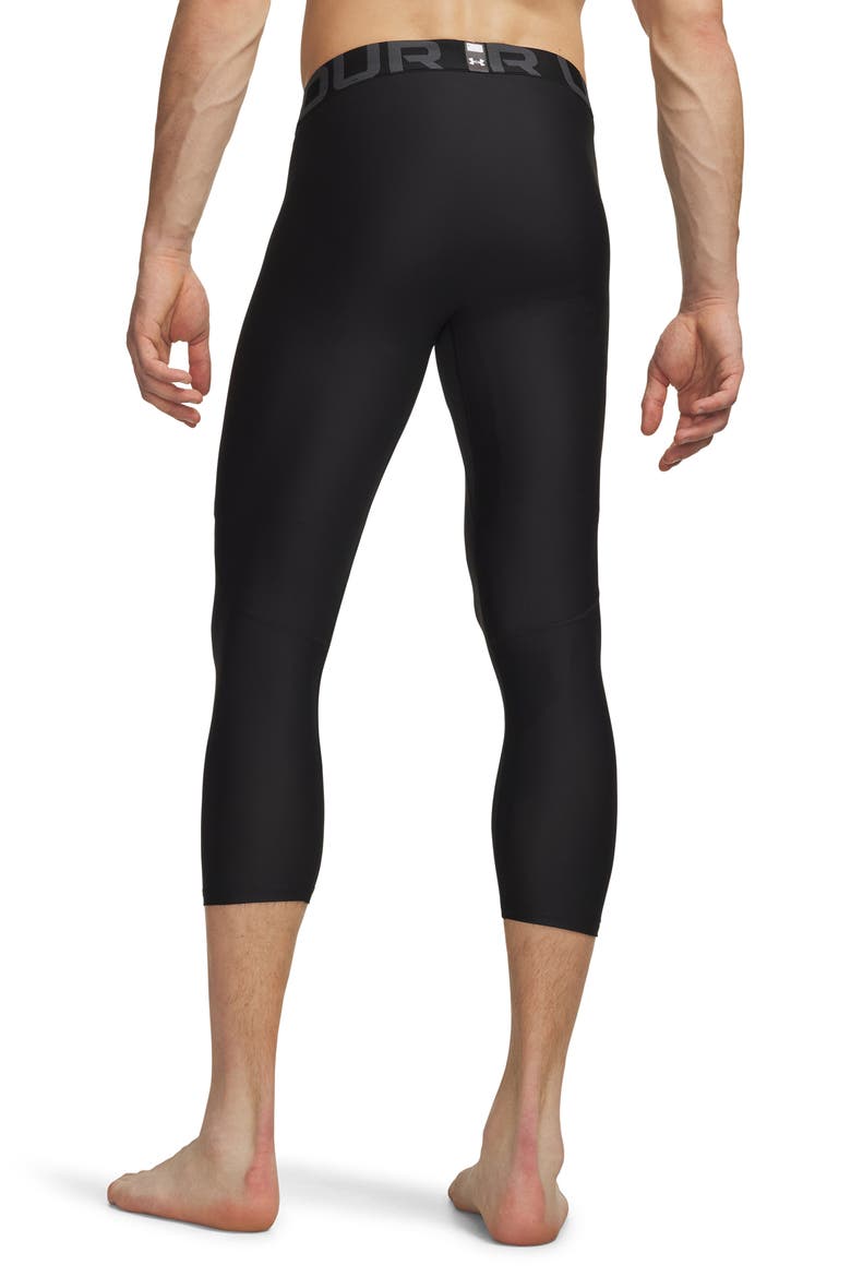 HeatGear® 3/4 Leggings, Alternate, color, 001 BLACK