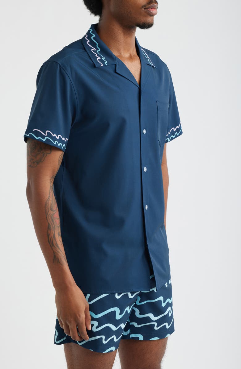 MAVRANS Salt Scene Weekend Camp Shirt, Alternate, color, 