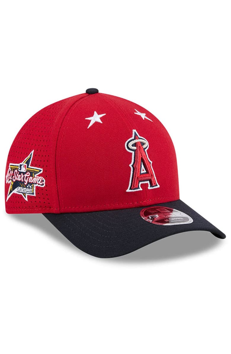 New Era Men's New Era Red/Navy Los Angeles Angels 2025 MLB All-Star Game 9FORTY M-Crown Adjustable Hat, Main, color, Red