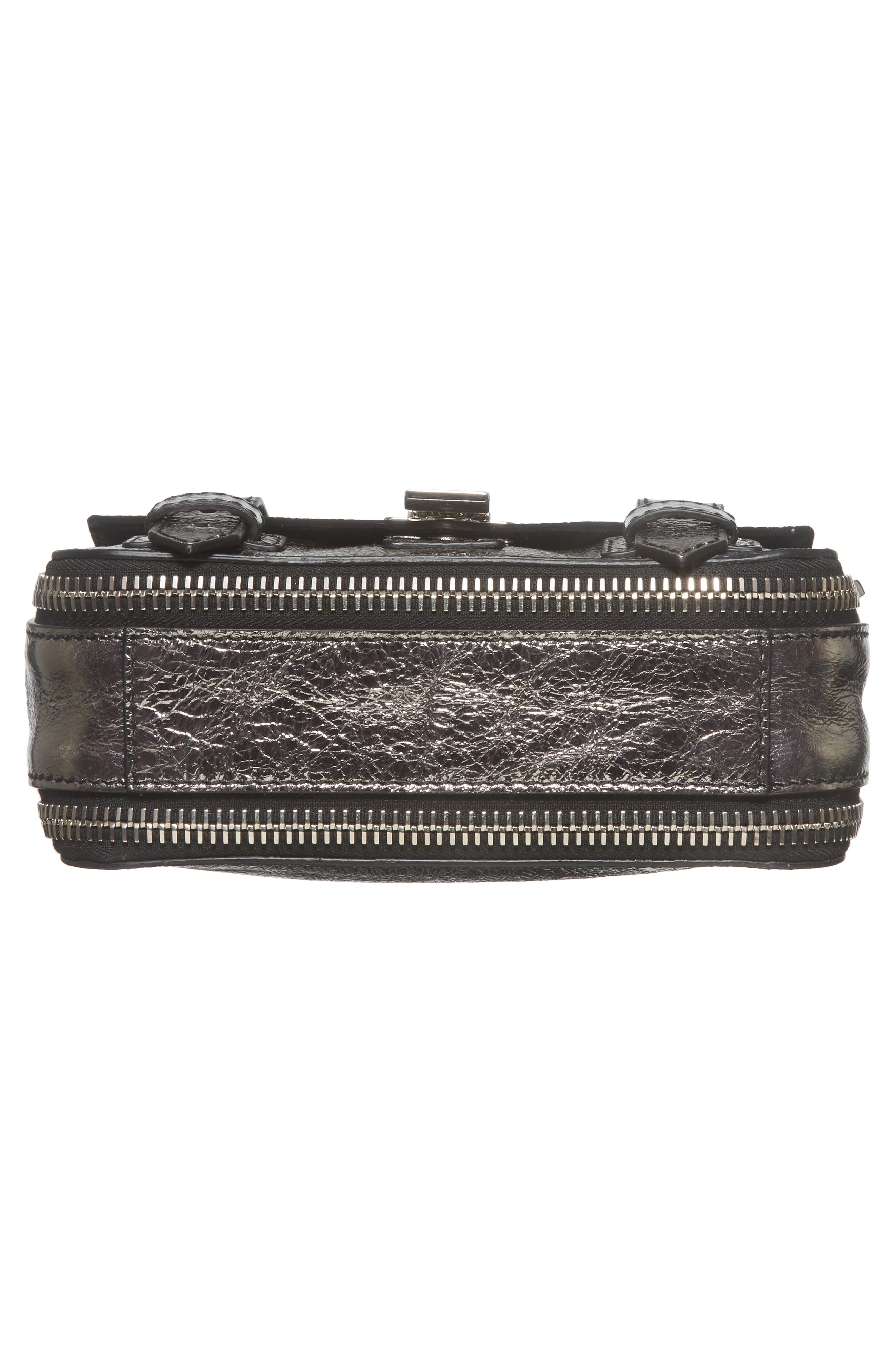 Proenza Schouler Mini PS1 Metallic Leather Crossbody Bag, Alternate, color, 