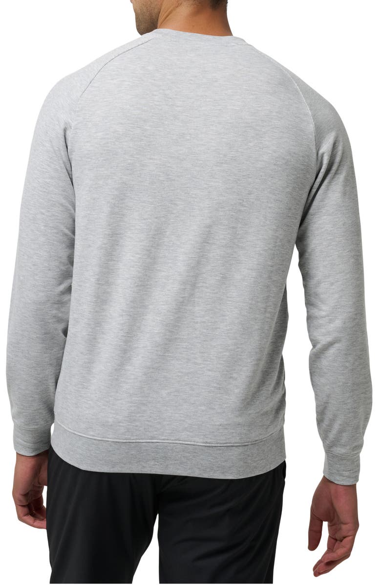 TravisMathew Gulf City Long Sleeve T-Shirt, Alternate, color, Heather Grey