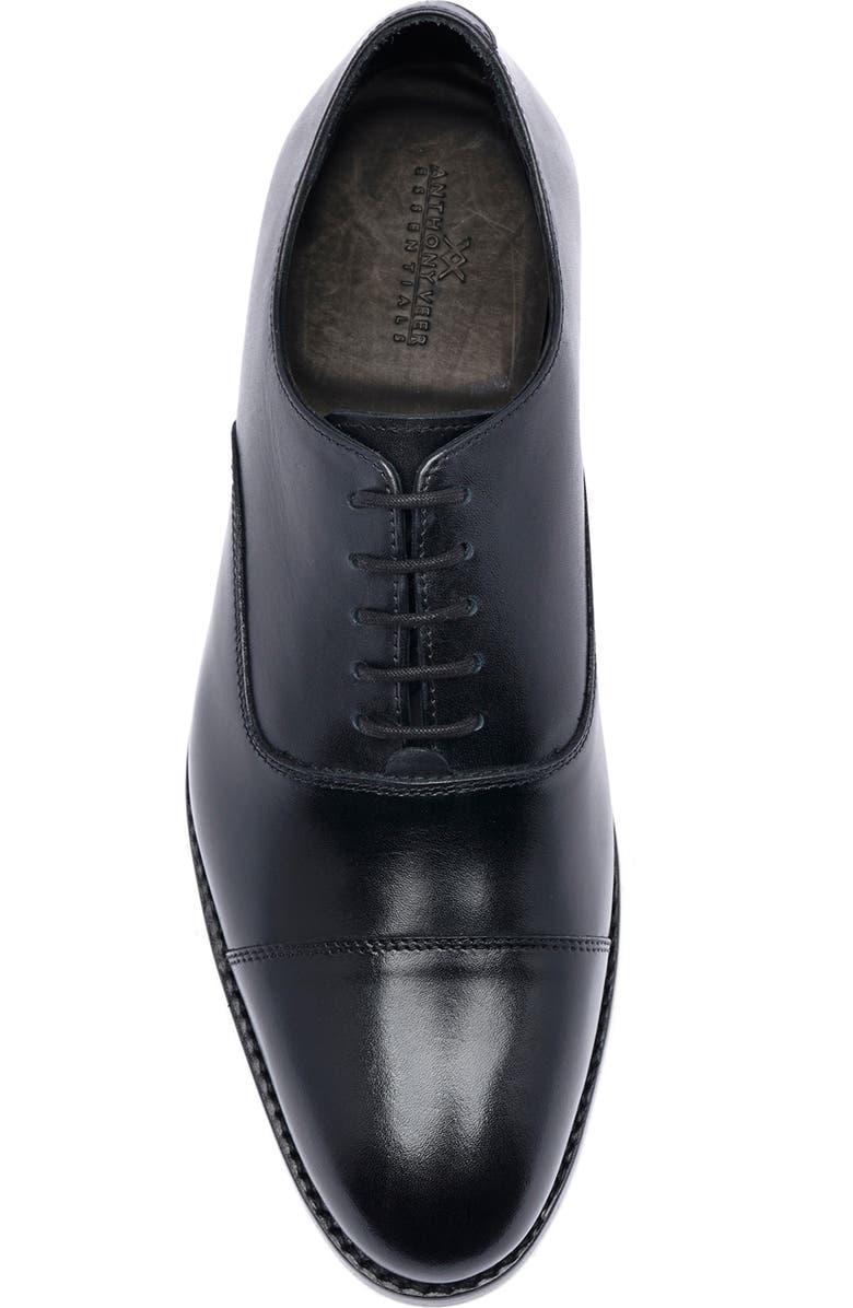 Anthony Veer Clinton Cap-toe Oxford, Alternate, color, Black