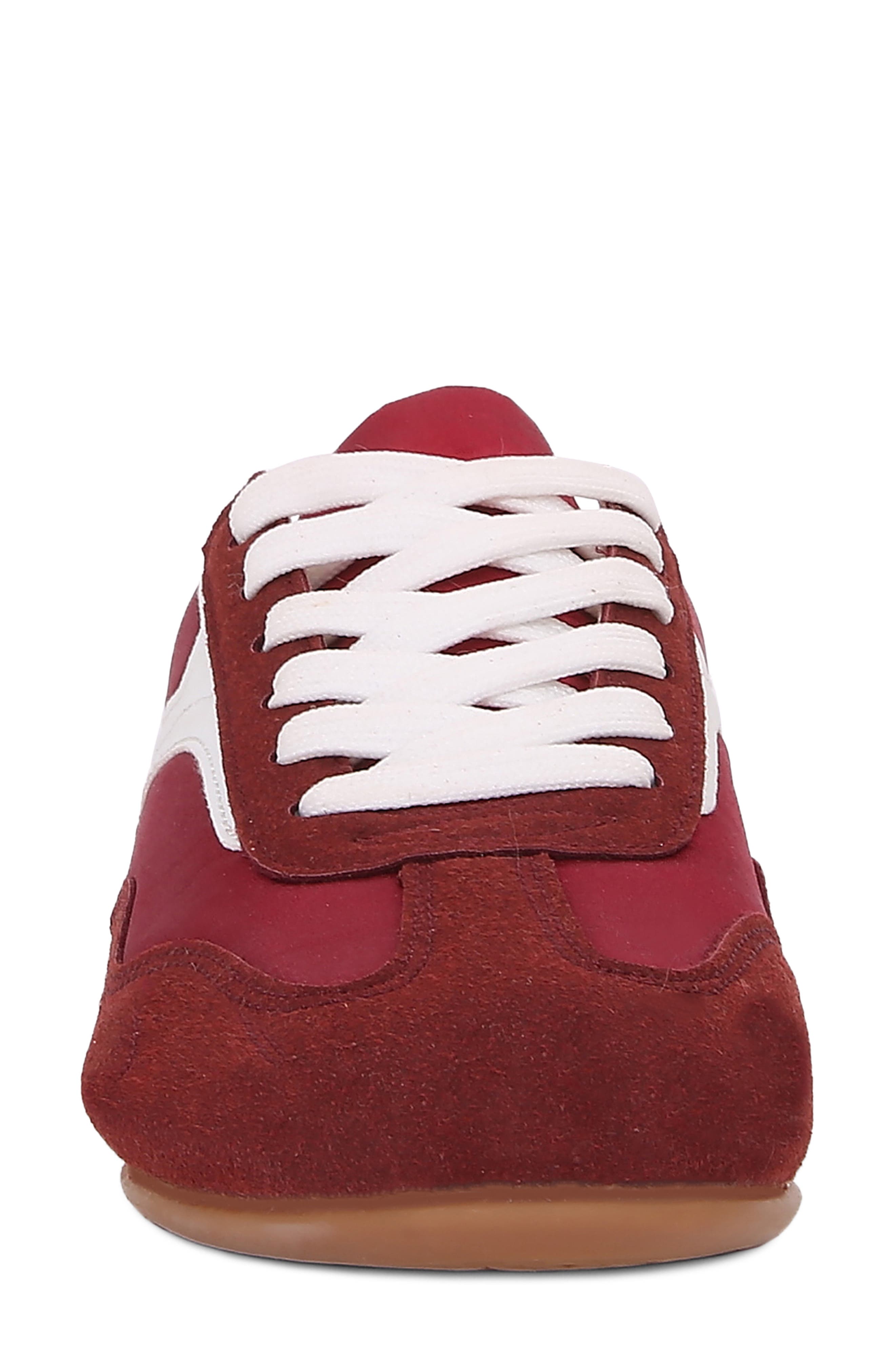 T-Toe Sneaker, Alternate, color, BURGUNDY