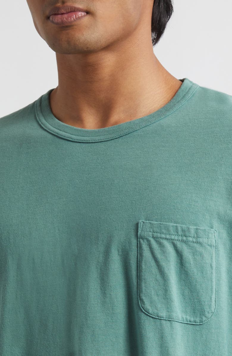 VISVIM Jumbo Damaged Oversize Pocket T-Shirt, Alternate, color, Green