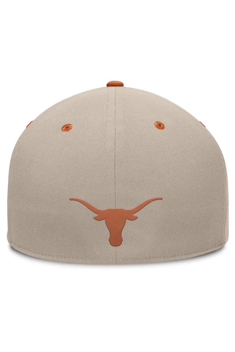 Men's Fanatics Khaki/Texas Orange Texas Longhorns Colt Fitted Hat, Alternate, color, Khaki